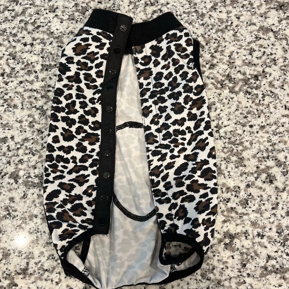 Leopard Print Cat Sweater